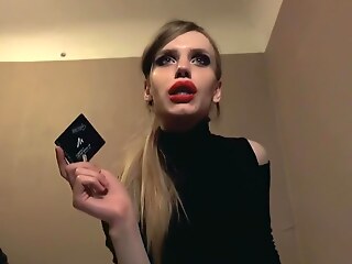 Trans princess showcases her perky tits and perfect pussy in a homemade video, craving a man to fulfill her desires.